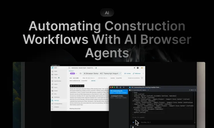 Using AI Agents to Automate Repetitive Tasks in Construction Software