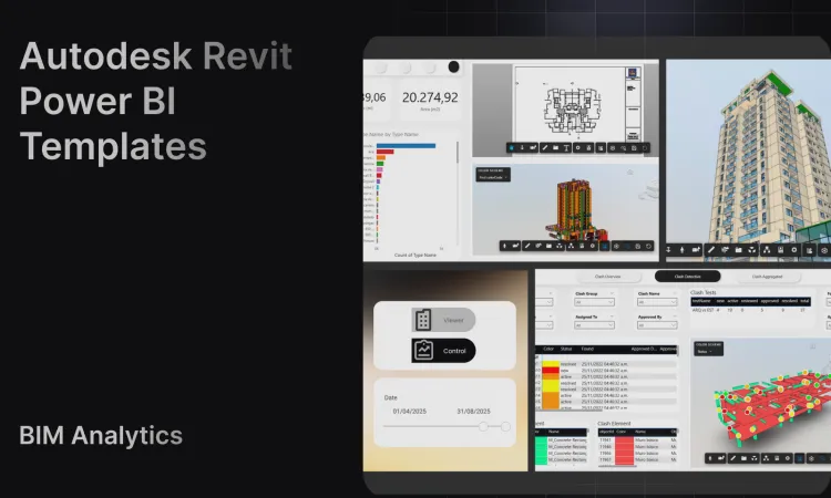 Autodesk Revit Power BI Templates for BIM Dashboards