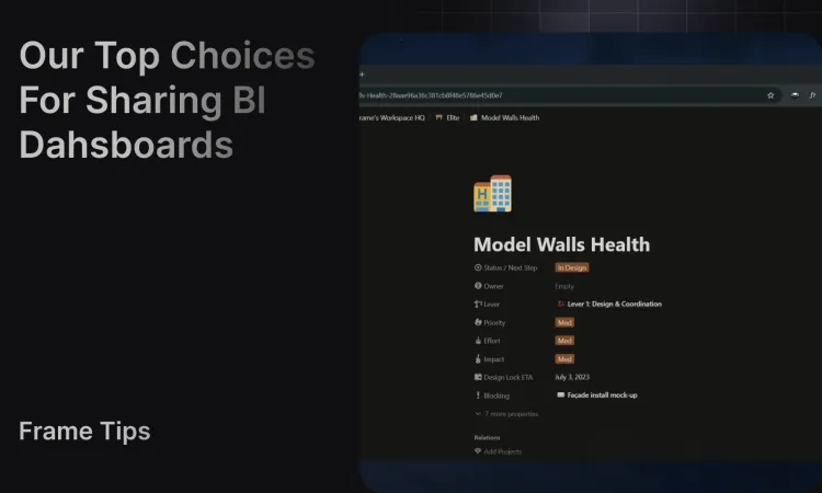 Our Favorite Ways to Share Power BI Dashboards with 3D Models and Reports
