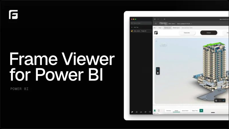 Autodesk Viewer in Power BI: Custom BIM Models Inside Reports
