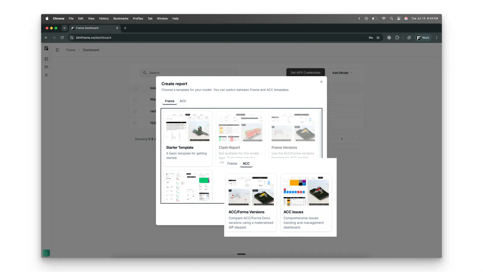 Power BI templates for BIM data analysis